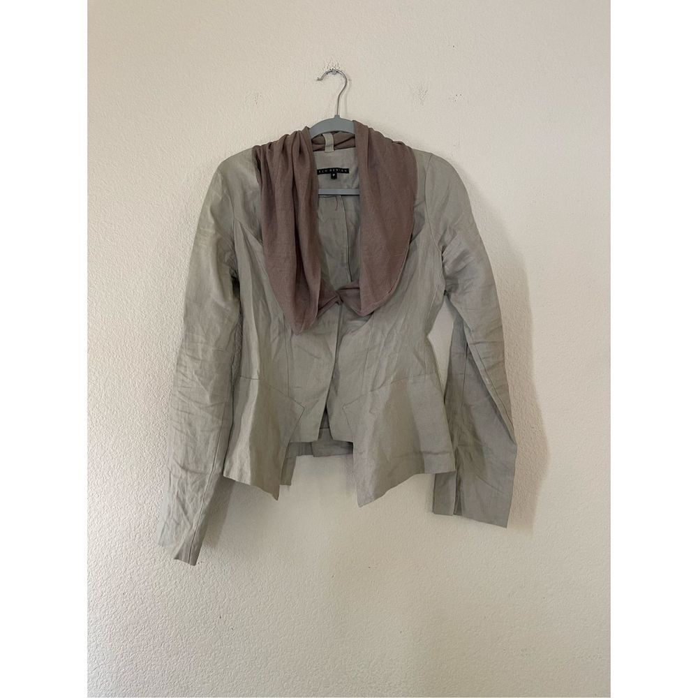 Elm Design Linen Boho Jacket Size Xsmall - image 1